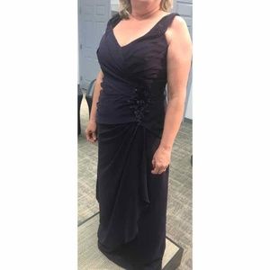 Alfred Angelo Long Dress Eggplant NWT